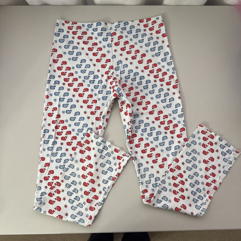 Roberta Roller Rabbit Moby the Whale Pajama Set Women's Size Medium Blue Red - Picture 3 of 15